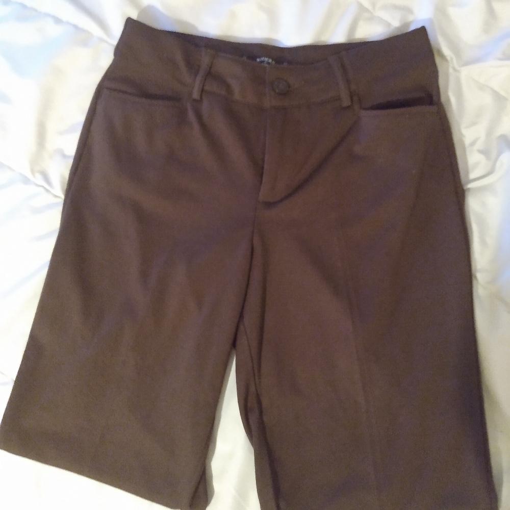 Riders by Lee Brown Straight Leg Knit Pants Sz 8M - Picture 4 of 8